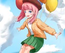 キャラクター１体、背景付きイラスト、承ります キービジュアルの作成など、高品質で納品いたします。 イメージ5