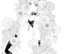 小説の挿絵お描きします 華やかなイラストをお届けします! イメージ7