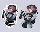 商用◎キャラの魅力を厚塗りで繊細に制作いたします 動画サムネ/立ち絵/キャラデザ/snsアイコン/1枚絵etc イメージ7