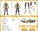 全工程制作！あなたのVtuberデビュー応援します ロゴ・ミニキャラまで全部セット！男性も女性もお任せください！ イメージ3