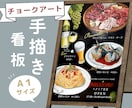 チョークアートでオリジナルの看板描きます ★オーダーメイドで世界にひとつだけのデザイン★A1サイズ イメージ1
