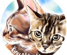 ふんわり可愛い♪水彩画風うちの子アイコン描きます オーダーメイドの愛猫イラスト♡癒し／ペット／似顔絵／SNS イメージ6