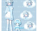 IRIAMやTRPGで使えます 天使界隈の女の子の立ち絵、adpt、キャラ販売 イメージ1
