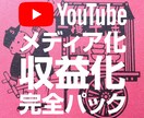 チャンネル・メディア化と収益化を徹底的に目指します ズバリ収益化と言いたいのですが100%とは言い切れません。 イメージ3