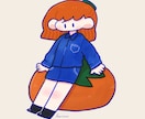 ゆるかわいいオリジナルイラスト描きます アナログ風イラスト*アイコンやグッズなどに！ イメージ4