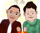 アニメ風似顔絵書きます いい感じの似顔絵のアイコンをつくりませんか イメージ8