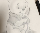 似顔絵➕詞を描きます 好きな人、芸能人、動物、ツーショットで描きませんか? イメージ6