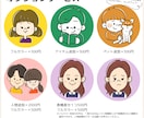名刺やSNSに◎優しさ伝わる似顔絵アイコン描きます その人らしさを大切に、手描きの温もりを添えて イメージ3