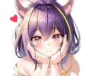 もふもふ可愛いケモミミ女の子イラスト描きます ちょっと大胆であざと可愛いケモミミキャラクターを制作します。 イメージ1