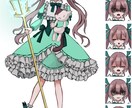 キャラクター立ち絵イラストを描きます TRPGやPBW、ゲーム制作、動画制作等にご利用できます イメージ3