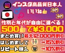 インスタ日本人男女20/30代からいいね増やします 500〜/まとめ最大12,000円割/初回15%リピ10%割 イメージ1