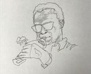 写真からクロッキー画を描きます 線の少ないシンプルな鉛筆画です。有料で水彩も！ イメージ1