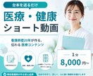 台本を送るだけ｜医療・健康ショート動画作ります 看護師歴20年｜AI画像×フルテロップ｜内容チェックまで一括 イメージ1