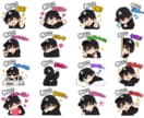 オリジナルロゴ・LINEスタンプを制作します ご希望に合わせてオリジナルデザインを制作します イメージ1