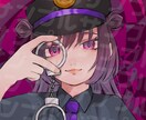 可愛いSNSアイコン描きます あなたの創作キャラ・似顔絵をちょっとダークに可愛いく描きます イメージ4
