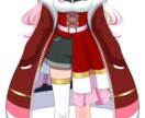 Live2D用Vtuber立ち絵を制作します Vtuberのキャラデザ〜Live2D用パーツ分けまでご提供 イメージ2