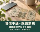 音信不通と既読無視の本音を男目線で視ます 復縁・片思い・複雑な恋も｜男目線のタロット鑑定 イメージ1