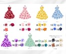 結婚式＊お色直しドレスの色当て案内作ります ドレスカラーや説明文は変更OK！セミオーダー★ イメージ4
