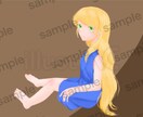 パッと目を引くカラーイラスト描きます お目目キラキラ、アニメ風イラストが得意です イメージ5