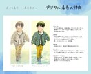 ハガキ:あたな好みに似顔絵をカスタマイズします 選べる似顔絵。あなた好みにカスタマイズ イメージ6