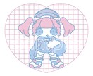 デフォルメイラストお描きします 創作、オリキャラ、やわらかSDタッチで制作します イメージ1