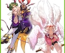 ゲームやグッズ、その他利用可能なキャラ制作します はっきり・すっきりした色使いのキャラクターを制作します！ イメージ3