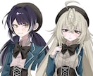 商用利用◎SNS用アイコン描きます かわいい・淡麗なキャラクターを描くのを得意としております。 イメージ2