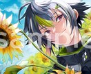 サムネ・アイコン・ヘッダー等のイラスト描きます キャラクターに合わせてオーダーメイドでお花盛りできます！ イメージ8