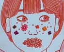 はっきりしたアナログ感があるイラストを描きます 手作りなものをプレゼントしたい方などにオススメです！ イメージ2