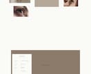 まつ毛サロンHPテンプレートを販売します 【HTML/CSS/JS実装済み】高品質低コストHPテンプレ イメージ4