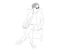シンプルな線画イラスト描きます SNSアイコン/取り扱い説明書/などなど イメージ3