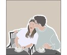 最短1日★ご希望のお写真をイラストにします アイコン・待ち受け・プレゼントなどにオススメです イメージ4
