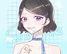 女の子のアイコン、イラストをかきます Y2K,ワンホン等トレンドを取り入れたイラストが得意です！ イメージ3