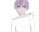 透明感があるイラストをえがいています 髪の毛の塗りにこだわっています イメージ2
