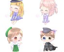 アイコン,オリジナルイラスト描かせていただきます 男女どちらでも/オリキャラなどを参考に イメージ5