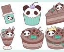 可愛いスタンプ/バッジ作ります あなたの配信にかわいいスタンプはいかがでしょうか！ イメージ4