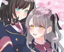ちゅるんと透明感あるラフタッチのイラストを描きます 簡易イラスト制作、夢絵、サムネイル用イラストなど イメージ1