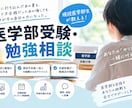 医学部生が医学部受験、勉強相談を行います 医学部合格までの経験をもとに、勉強法などを一緒に考えます イメージ1