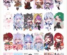 ミニキャライラストを描きます アイコンやグッズに使えるミニキャライラストです。 イメージ6
