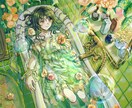 バストアップ〜背景付きまで！イラスト制作いたします アンティーク・和風な世界観が得意です！ イメージ2