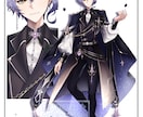 VTuber・IRIAM・TRPG立ち絵制作します 希望であれば表情差分やキャラデザも込みで制作します！ イメージ4