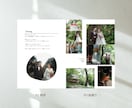 結婚式 雑誌風プロフィールブックを作成できます スマホ1台でできる◎ 操作資料付き♩こだわりの一冊を！#2 イメージ2