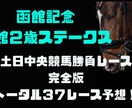 完全版中央競馬馬券術で挑む３７レース予想します 函館記念や函館２歳ステークスなど３７レース予想！ イメージ1