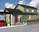 住宅まるごと4アングル！3Dパース作成します 家づくりでイメージを膨らませるお手伝い♪【4枚set】 イメージ9