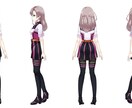 3Dキャラクターモデルを制作します イラストを準備するだけでOK。 イメージ4