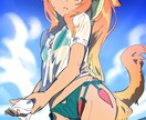 アニメ調イラストを制作いたします 躍動感のある表情豊かなイラストをお手元に イメージ4