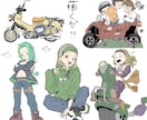 線画強め、見やすく可愛いイラストを制作致します 美術大学卒業生が見栄えするイラスト制作致します！ イメージ1