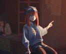 オーダーメイドのイラスト制作いたします 老若男女、動物等幅広く対応可能です。 イメージ2