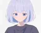 透明感のあるSNSアイコン描きます ご希望に添えるよう丁寧に仕上げます。 イメージ3
