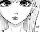 女の子のアイコン用イラストを描きます 病み系やクール系の女の子の顔を描くのが得意です イメージ1